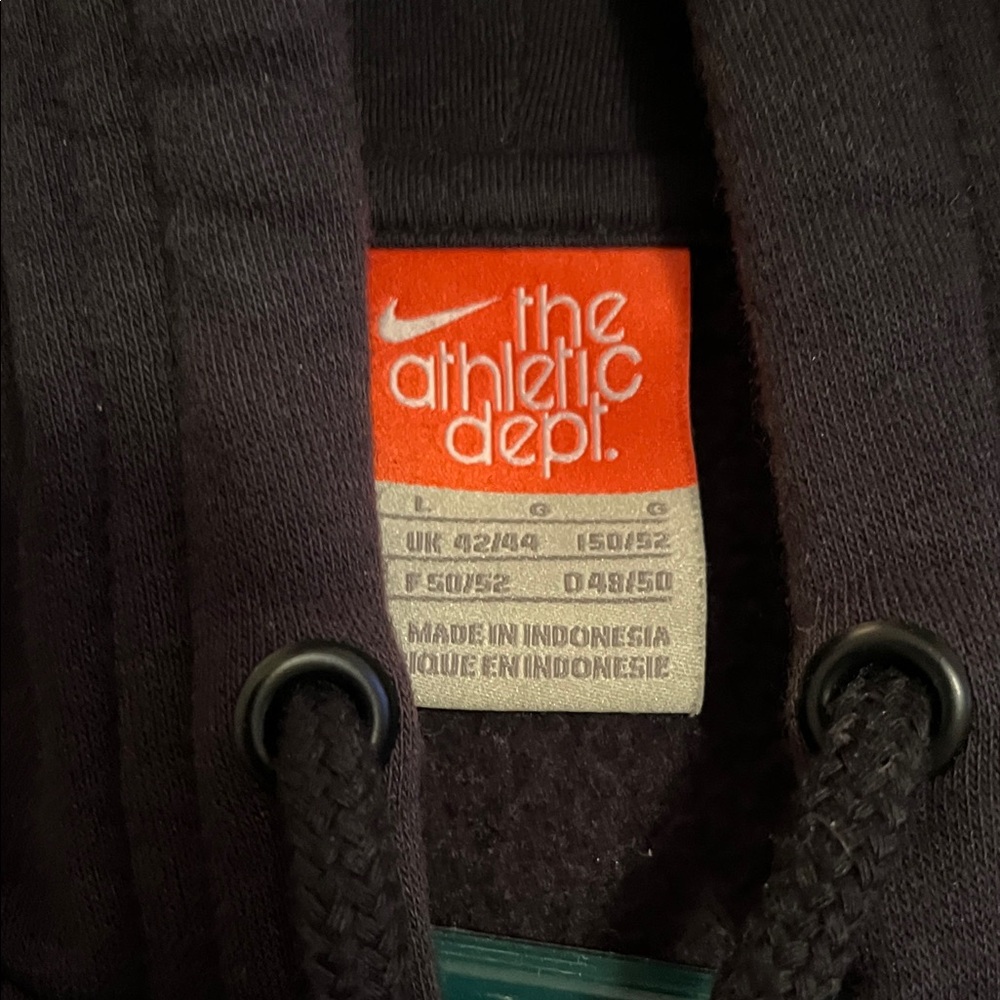 Nike Black Hoodie with Red and White Logo - Picture 2 of 7